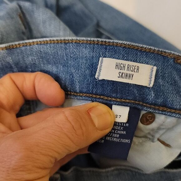 Madewell destressed jeans size 27 - Picture 8 of 9